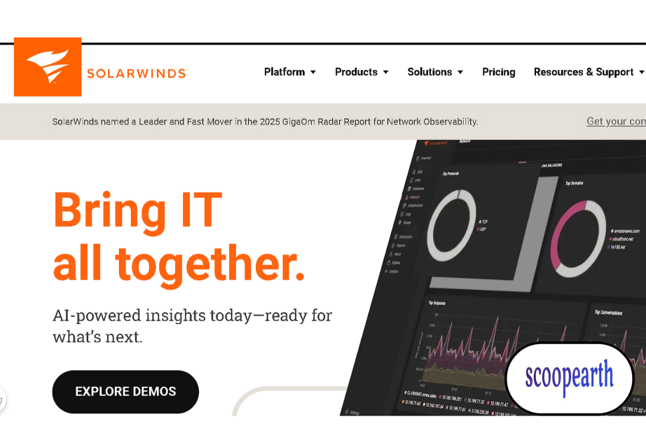  SolarWinds announced a significant expansion of its global footprint with a primary focus on advanced engineering and product development in Bengaluru