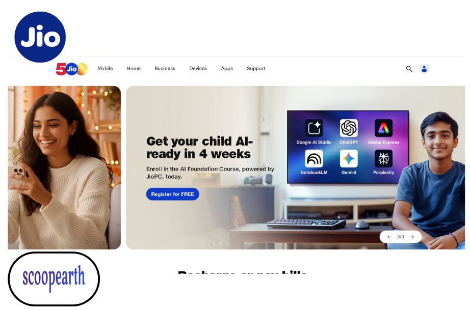 Jio launched the free “AI Classroom Foundation Course”, which is available for all learners, specifically for beginners