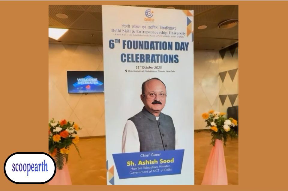 Ashish Sood at the 6th foundation day of the Delhi Skill and Entrepreneurship University (DSEU), and addressed that Delhi will become the capital of startups, skills, and innovation