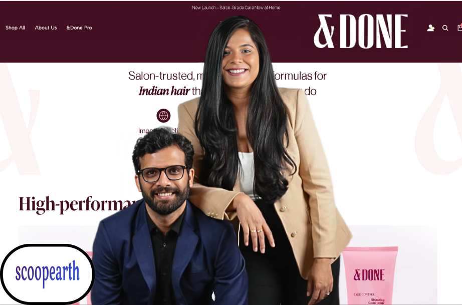 &Done secured ₹6.5 crore in a pre-Seed funding round led by All In Capital