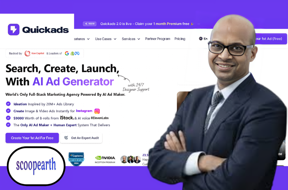 Quickads secured $1.7 million in a seed funding round led by Kae Capital