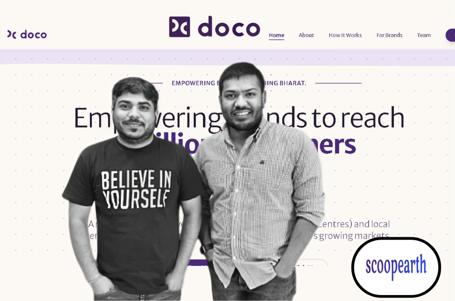 DOCO, a rural distribution startup, secured ₹4.5 crore in a pre-Seed funding round led by GVFL and Malpani Ventures