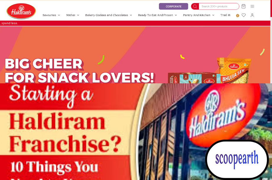Haldiram Franchise in India: