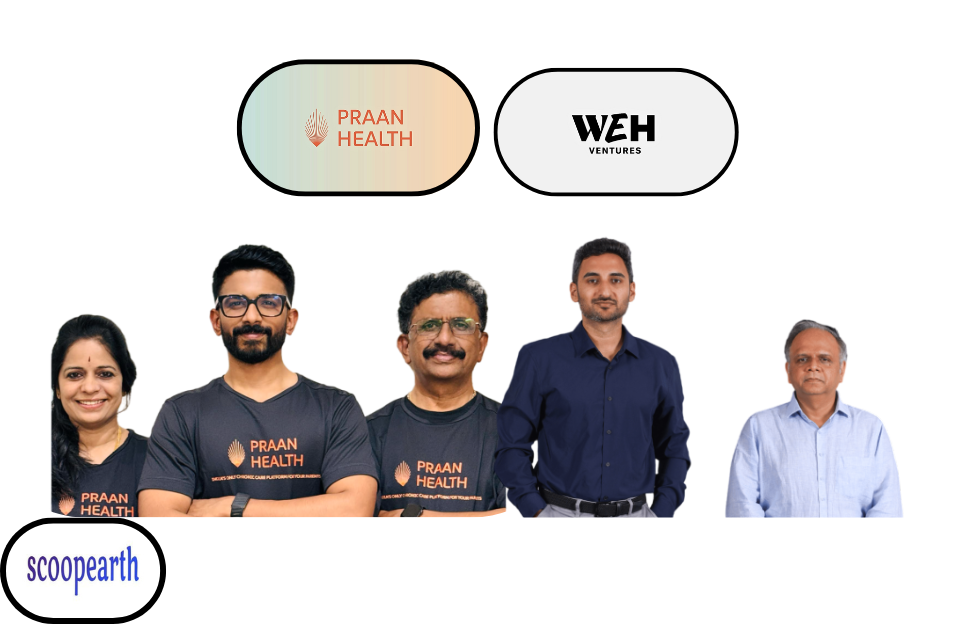 Praan Health Raises ₹8.5 Crore Seed Funding Led by Rainmatter Investments and Participation from WEH Ventures to Redefine Chronic Care for India’s Ageing Parents