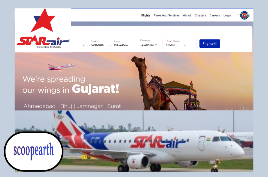 Star Air secured ₹150 crore in a series B funding round from a diverse consortium of investors, including Micro Labs Ltd and Deepak Agarwal of Bikaji Foods