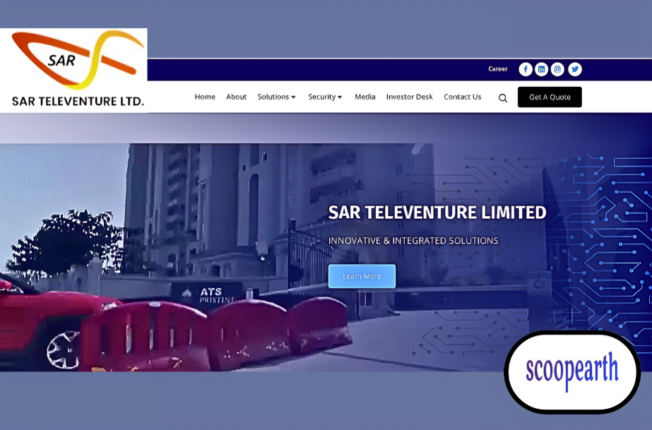 SAR Televenture secured ₹208.46 crore capital through warrants, backed by Founders Collective Fund and Choice Strategic Advisors