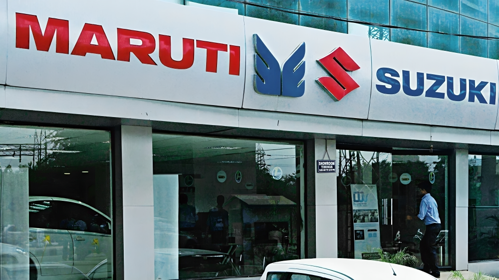 Maruti Suzuki India Ltd investment downgraded to Hold with mixed technical and financial performance indicators