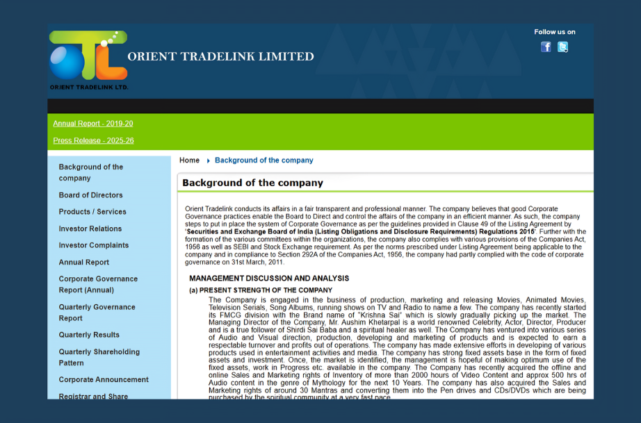 Orient Tradelink expands equity base with approved and strategic allotment of 2.47 lakh equity shares