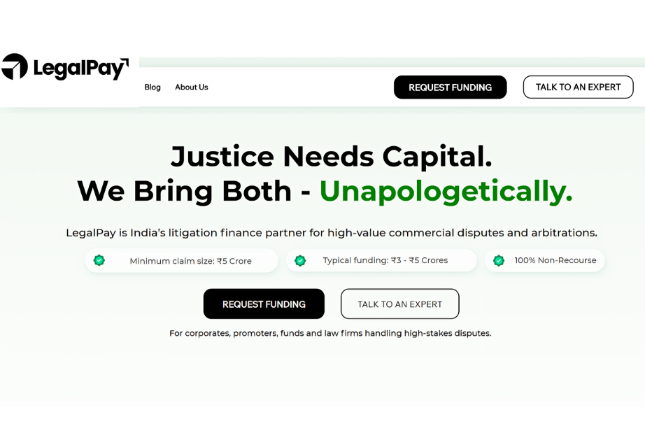 LegalPay announced the deployment of ₹100 crore to support high-merit litigation across India