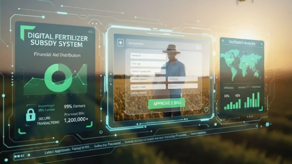 E-Bill System is designed to manage the processing of fertiliser subsidy payments