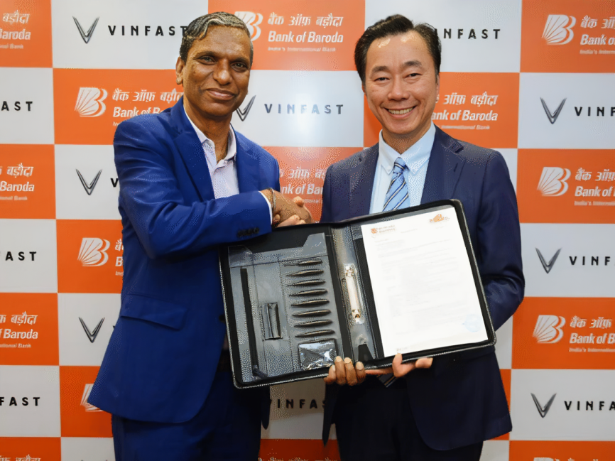 VinFast India partnered with Bank of Baroda to provide comprehensive dealer invoice financing solutions