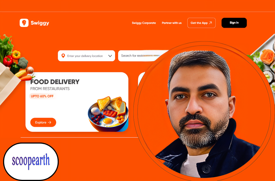 Swiggy appointed Ravi Pratap Singh as the new Head of Business Development–Real Estate and Facilities