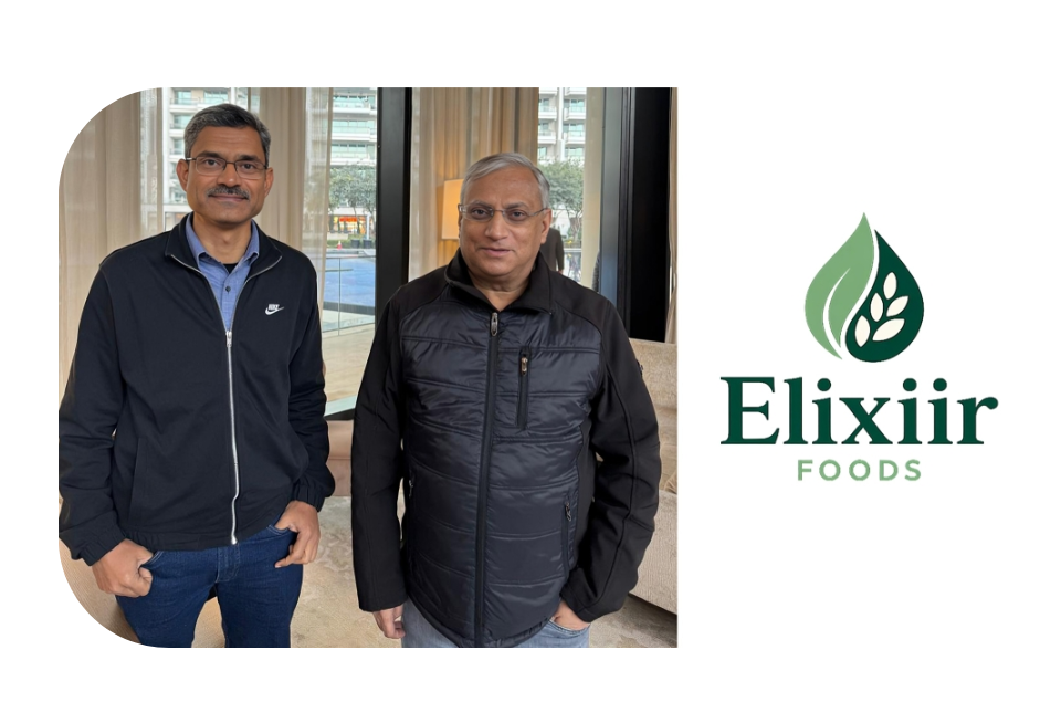 Elixiir Foods secured $9 million in a seed funding round led by 3one4 Capital