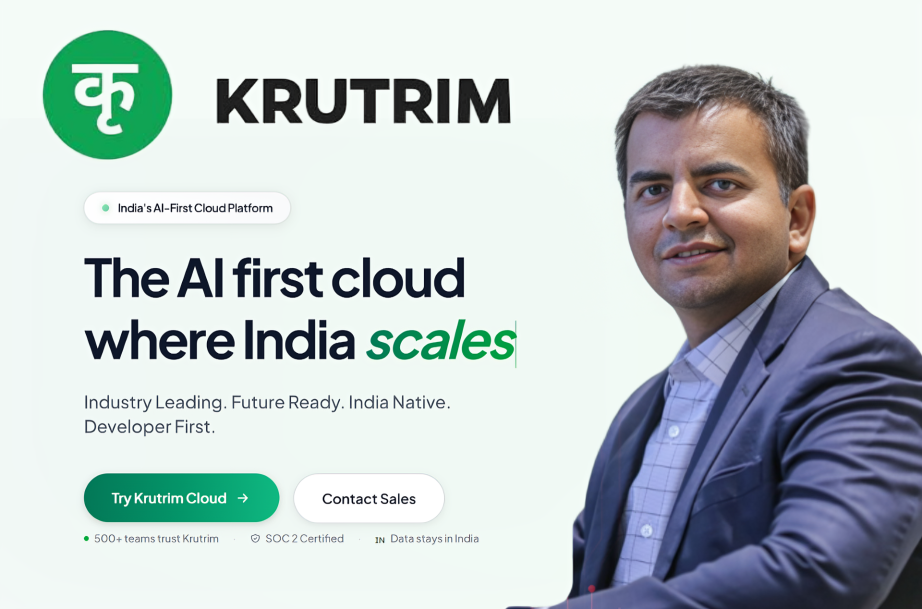 Krutrim pivots to cloud infrastructure and recorded ₹300 crore revenue in FY26
