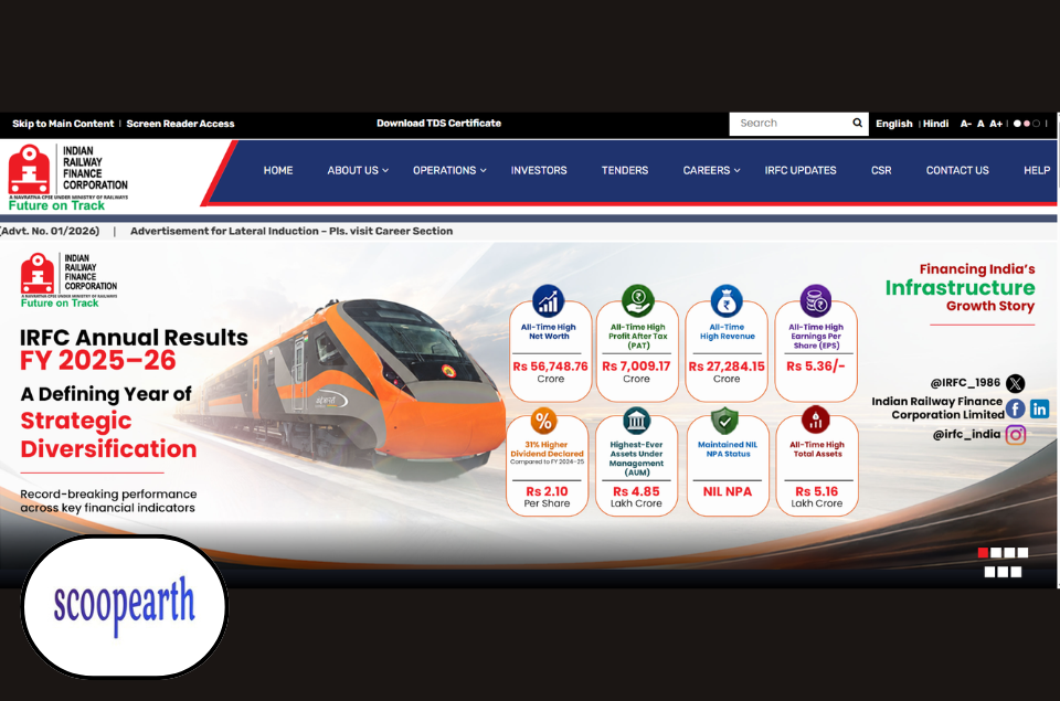 IRFC secured $1.1 billion equivalent ECB led by SBI, HDFC Bank and DBS
