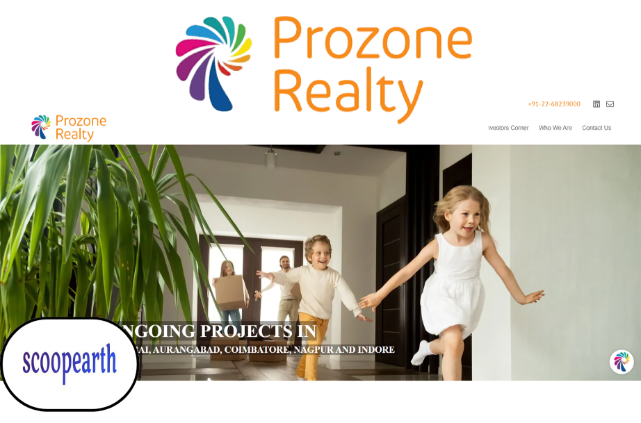 Prozone Realty reported a consolidated net profit of ₹6.66 crore for the quarter in March 2026
