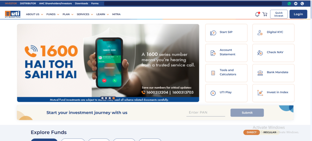 UTI Mutual Fund