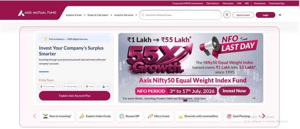 Axis Mutual Fund
