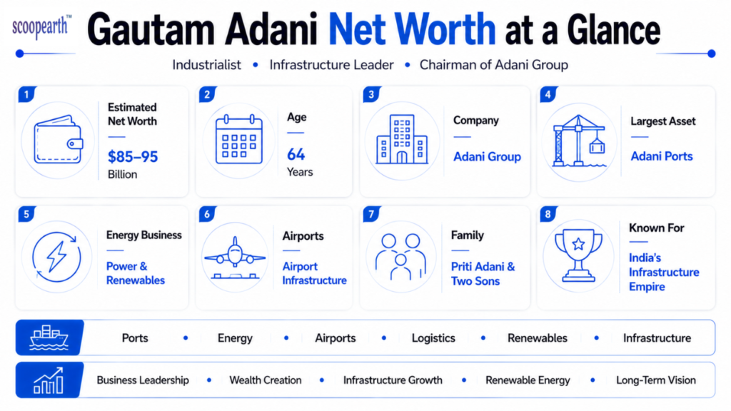 Gautam Adani net worth 